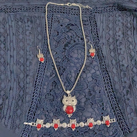 Silver Owl Set - Picture 2 of 4